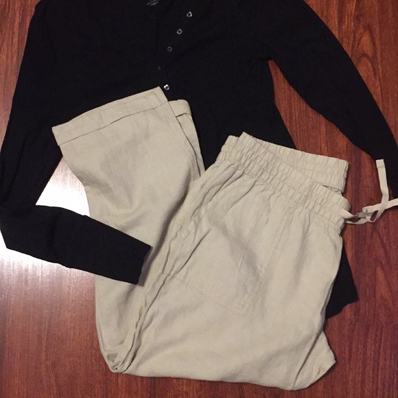 Old Navy Pants - Linen Crop Pants Summertime